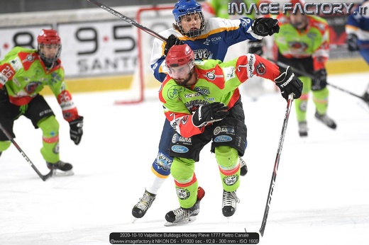 2020-10-10 Valpellice Bulldogs-Hockey Pieve 1777 Pietro Canale
